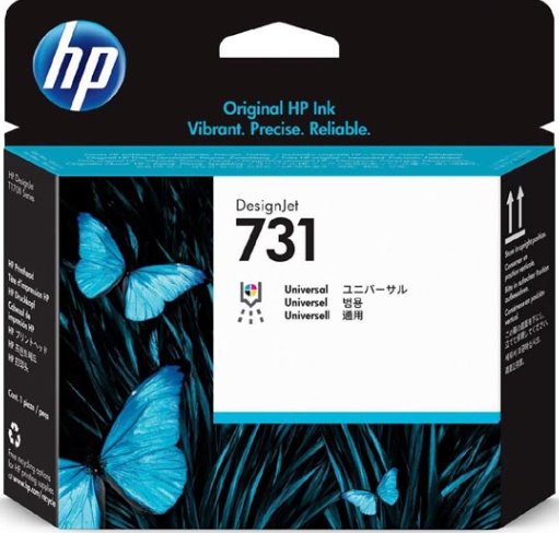 Hp originál tlačová hlava P2V27A, Hp 731, black P2V27A