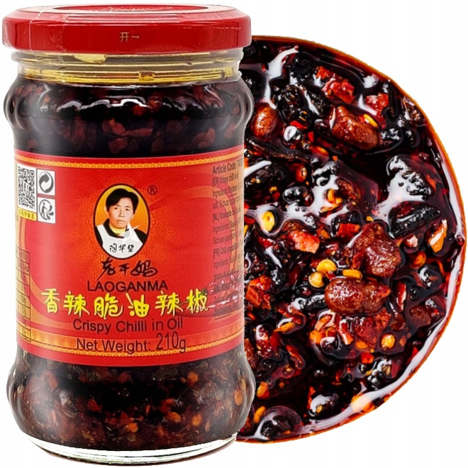 

Chrupiące Chili w Oleju Sojowym Hot 210g Laoganma