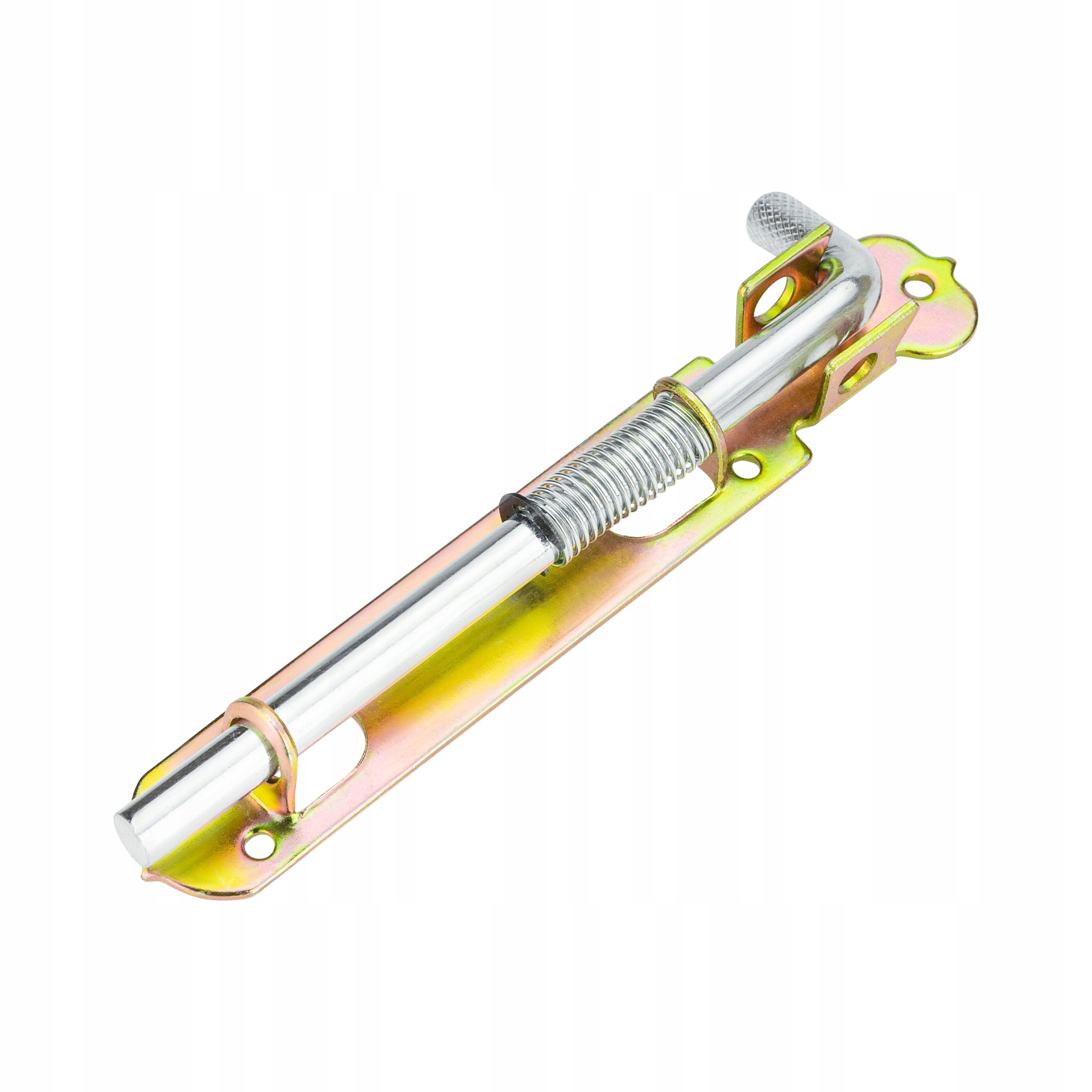 Rygiel ze SPRĘŻYNĄ ZASUWA do bramy BRAMOWA 180 mm Stan opakowania brak opakowania