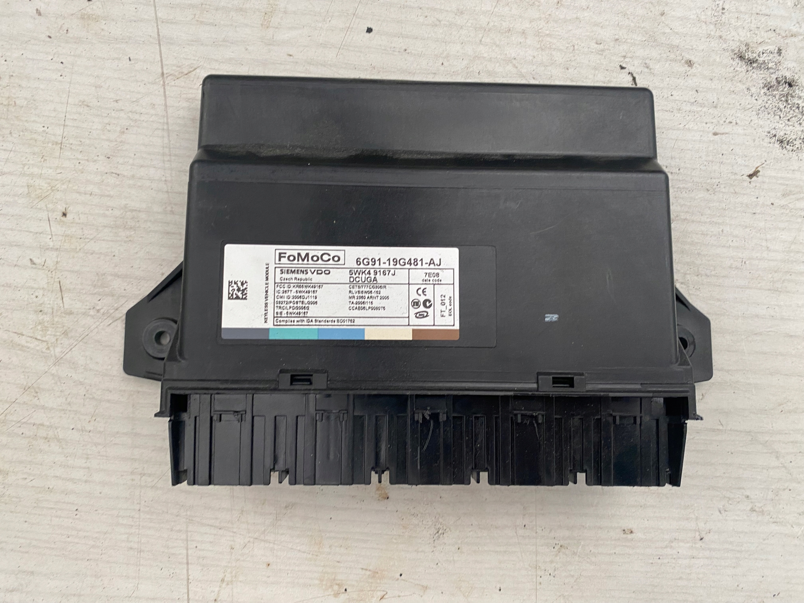 блок комфорта 6G91-19G481-AJ volvo V70 III