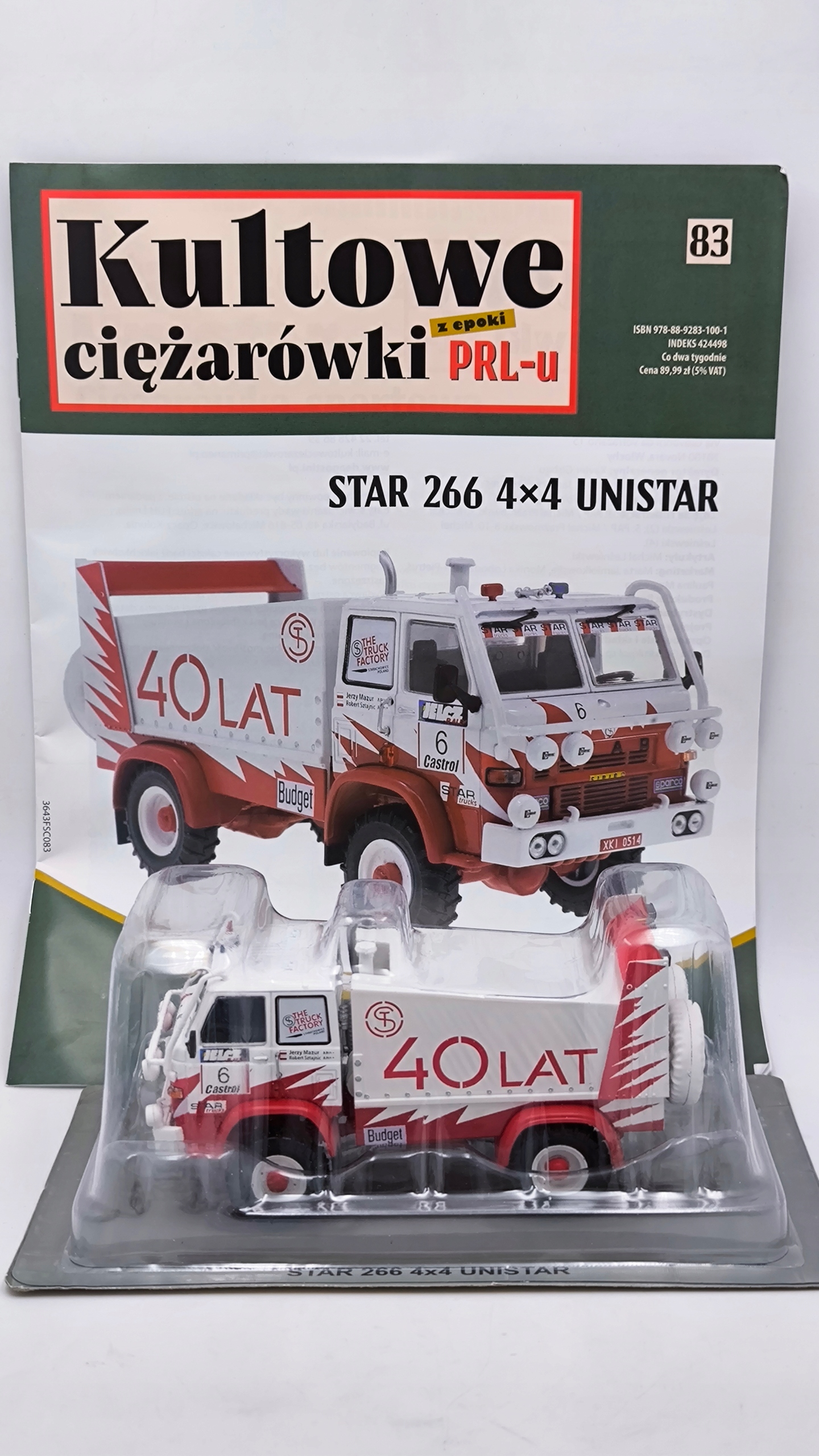 Star 266 4X4 Unistar Ikonické nákladní vozy 1:43 DeAgostini #83