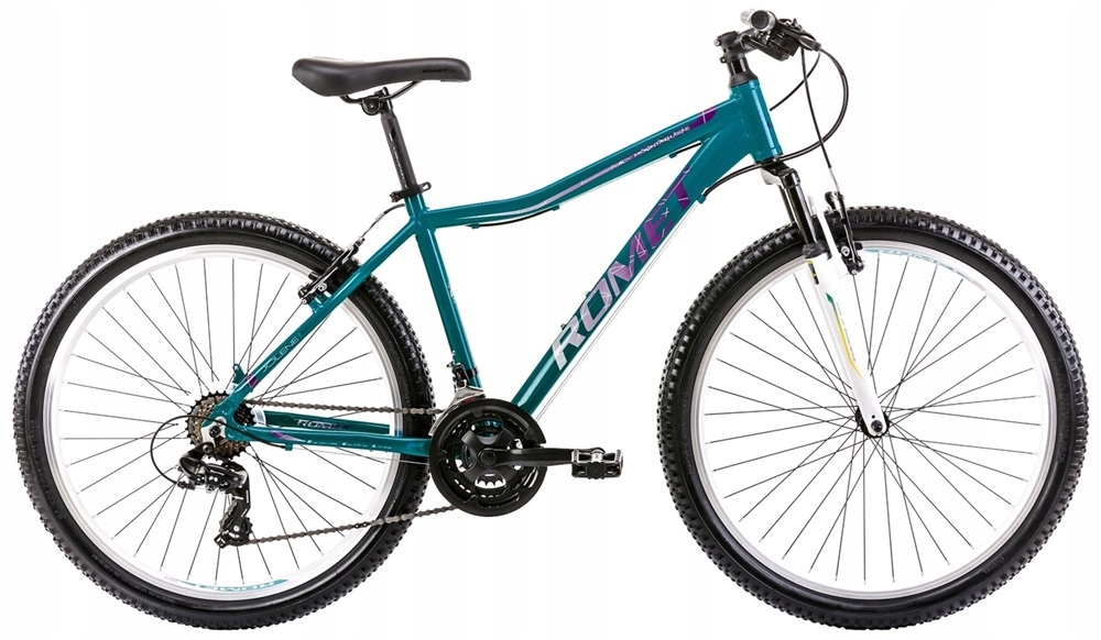 Rower Mtb Romet Jolene 6.1 17" M zielono-fioletowy