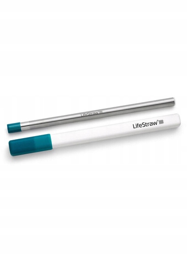 Filtrační brčko na vodu LifeStraw Stainless Steal Sip laguna teal