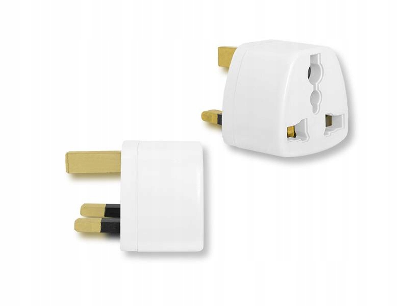 Angielska wtyczka adapter przejściówka PL UK 6083