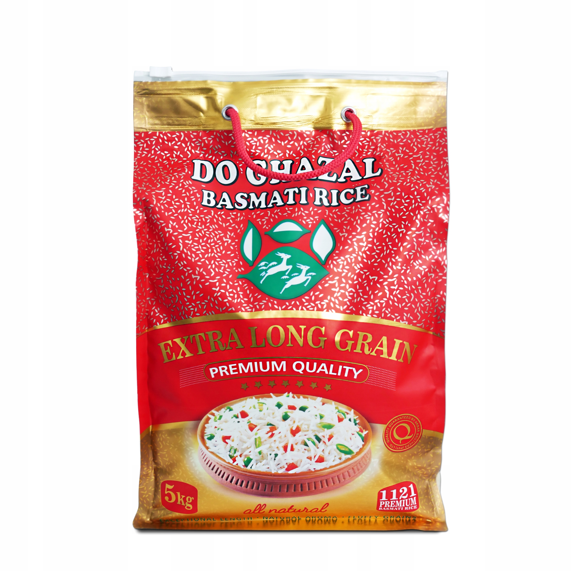 Dlouhozrnná rýže Basmati Extra Dlouhá 5kg Do Ghazal