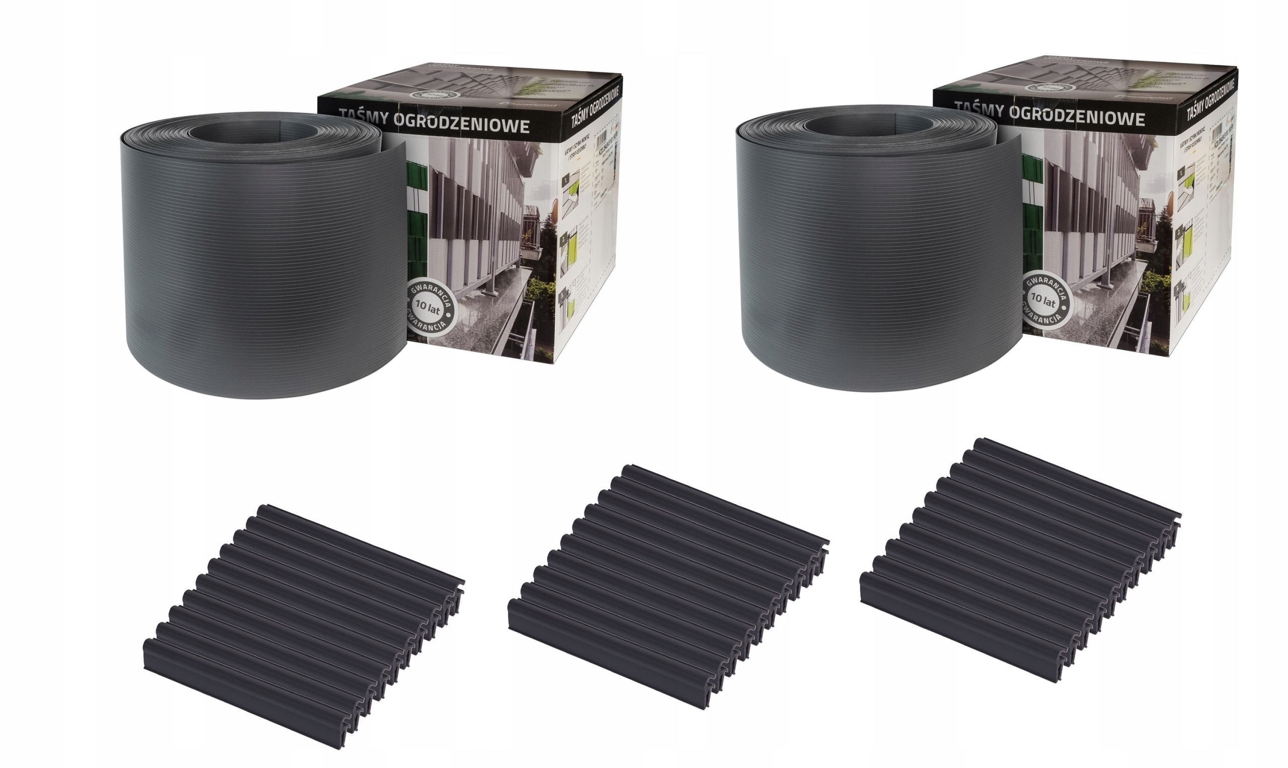 

Thermoplast Dwie Taśmy Smart Mat klipsy grafit