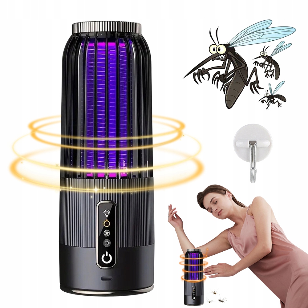 Lampa Owadobójcza Na Muchy Komary Owady Ćmy Uv Mocna Wysoka Skuteczność