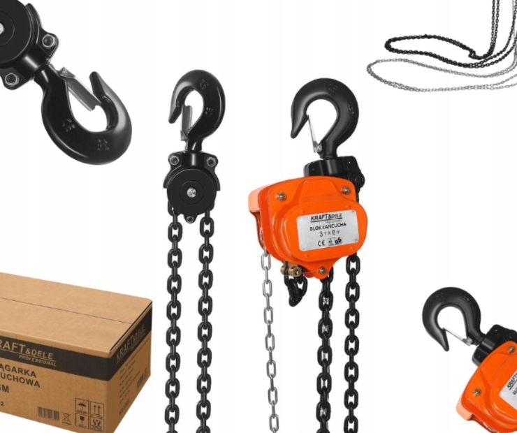 Ruční Naviják 3T 6 M KD3502 Kraft&dele