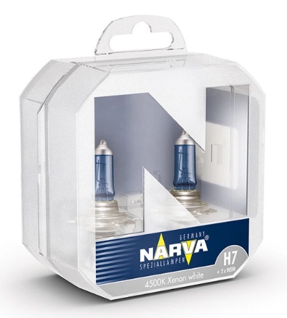 

2x H7 Narva Range Power White 4500K Xenon Efekt