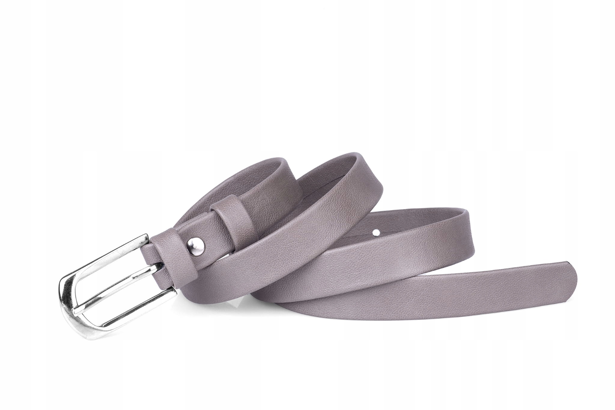 

Pasek damski klasyczny taupe mat 2 cm