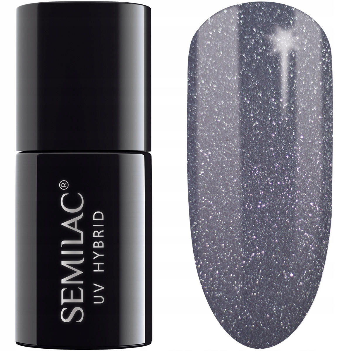 

Semilac Lakier Hybrydowy 107 Steel Gray 7ML