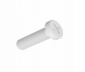 

Śrubka nylonowa plastikowa M3 12mm biała 10szt.