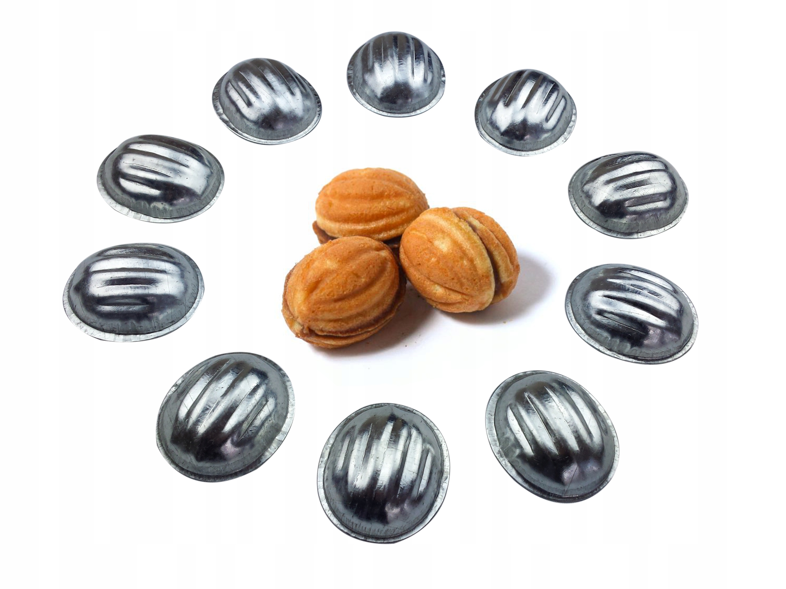 GRUBE FOREMKI DO PIECZENIA CIASTEK ORZESZKÓW FORMA NA ORZESZKI 10 szt #10 EAN (GTIN) 6972364433609