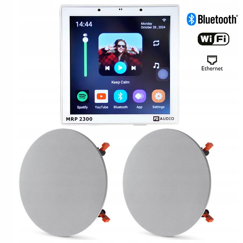 P2 Audio Podomietkové Internetové Rádio Wifi Bt Reproduktory Jbl 35W