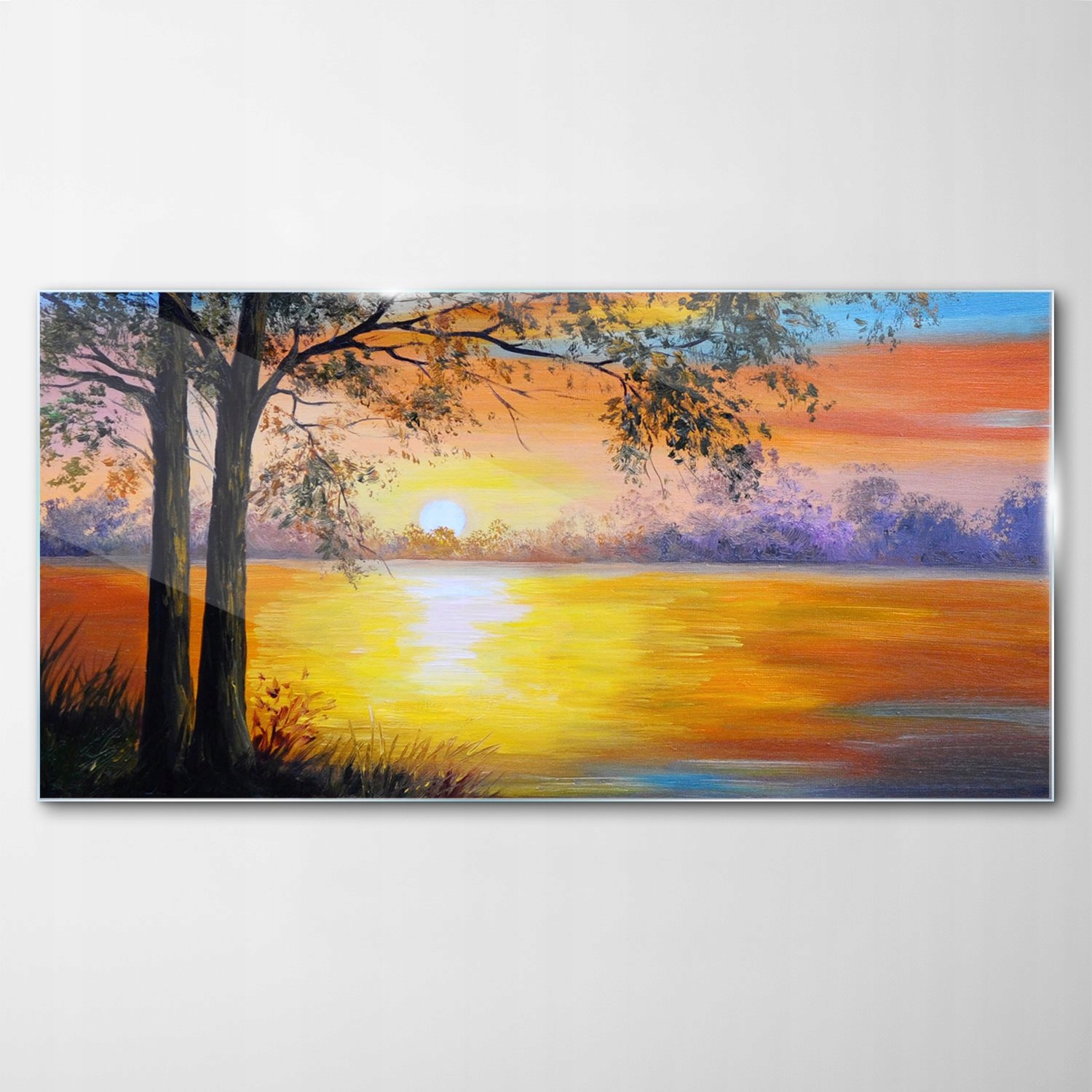 

Obraz Szklany Deco Krajobraz Drzewa Jezioro 140x70