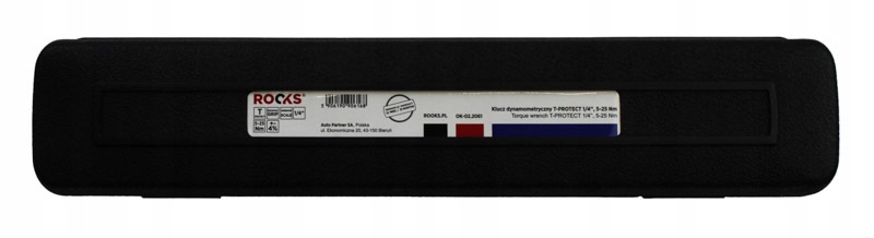 Rooks Momentový Kľúč T-protect 1/4", 5-25 Nm