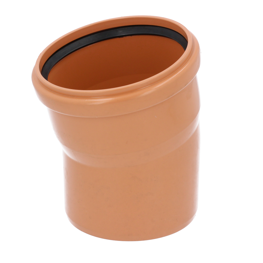 

Kolanko łączenia rur kanalizacyjnych 160 mm 15°