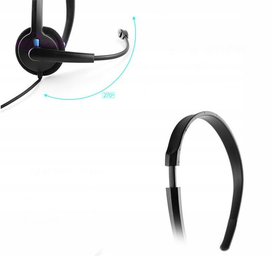 SŁUCHAWKA Z MIKROFONEM 3,5mm INFOLINIA TELEFON GSM Model AOL_EL01