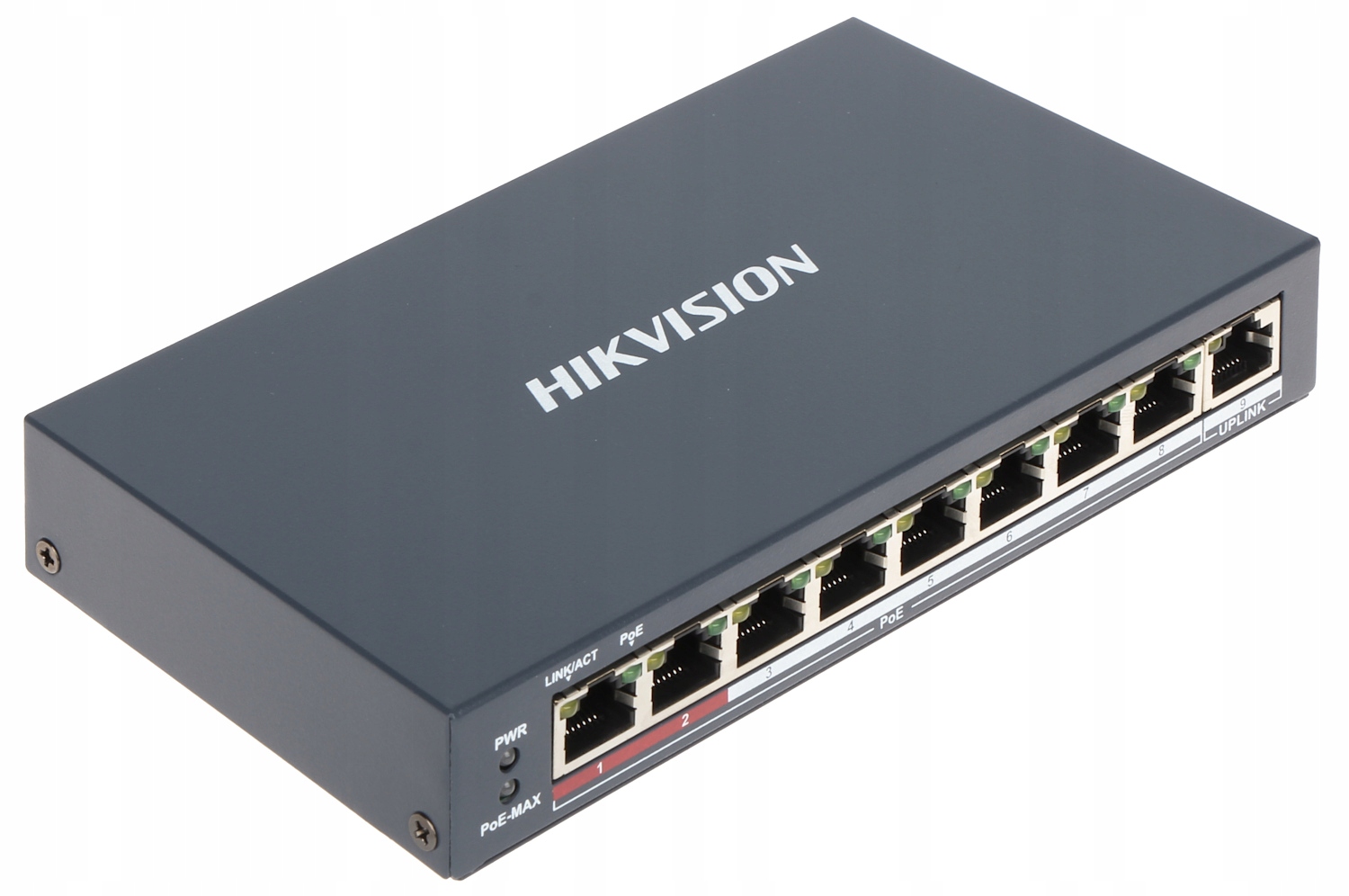 Hikvision DS-3E0310HP-E 8XPOE 100Mb/s PoE prepínač