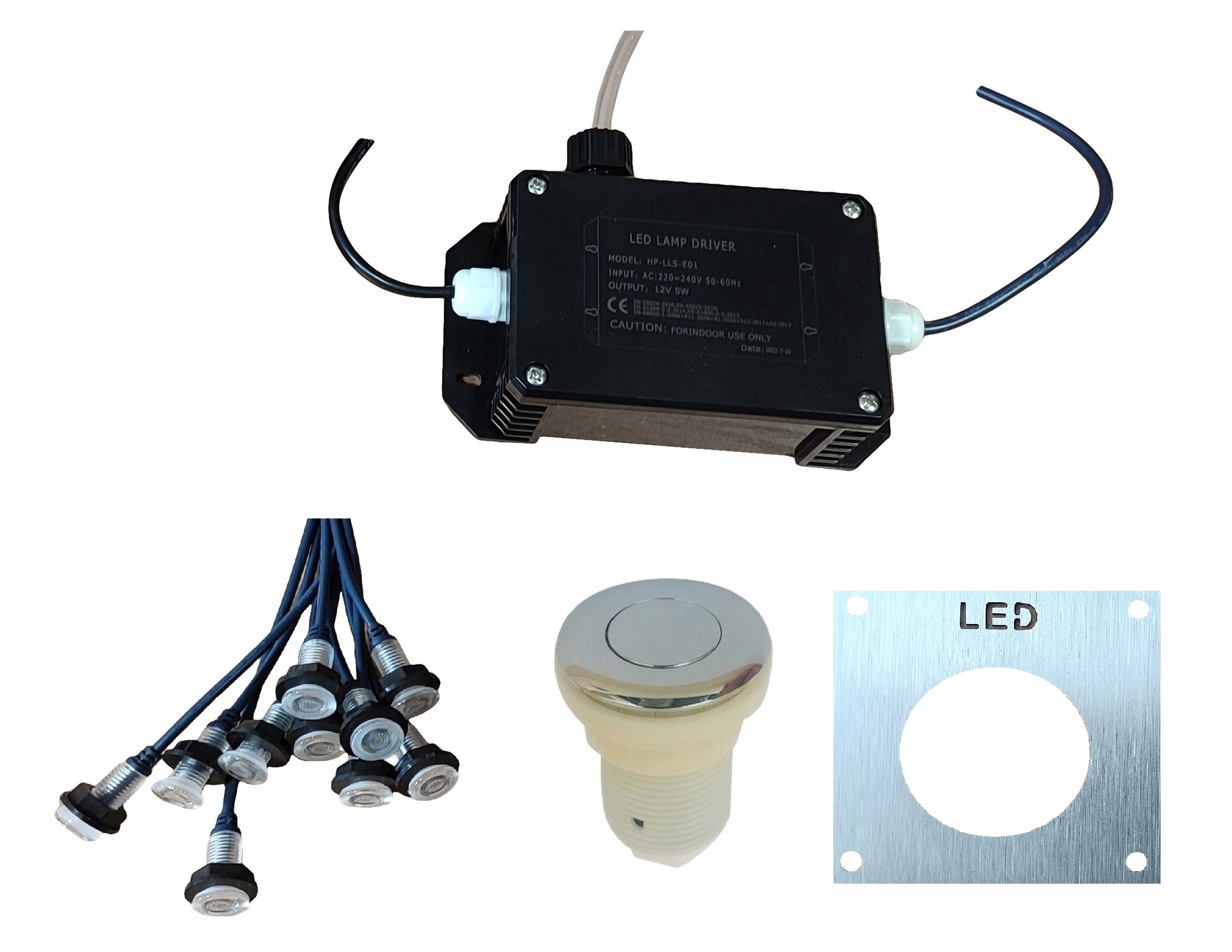 Viacfarebné osvetlenie, 10 Led svetiel, podvodná vírivka, kúpeľná vaňa