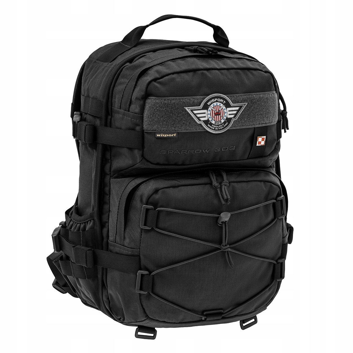 Plecak wojskowy taktyczny turystyczny Wisport Sparrow 303 30 l Black