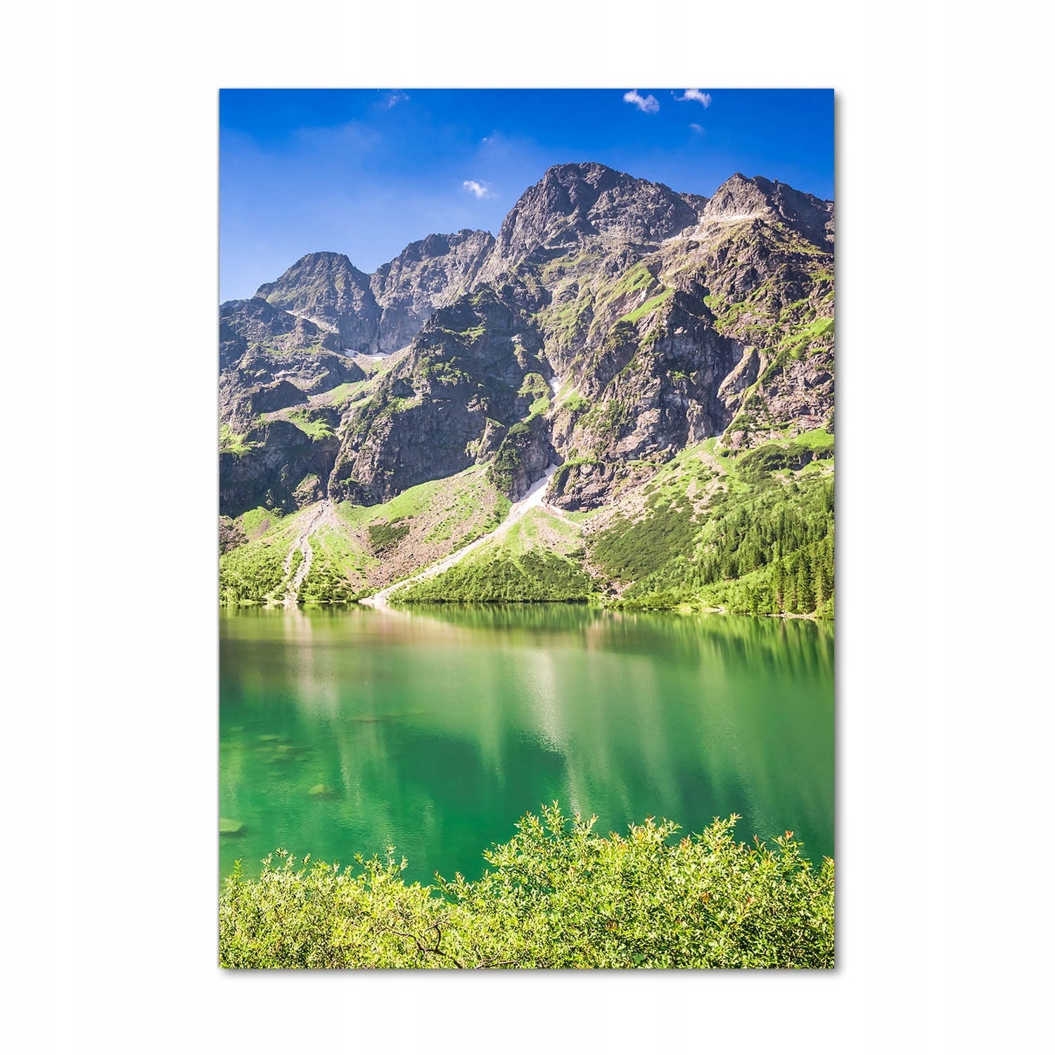 

Foto obraz akrylowy Morskie oko Tatry 70x100 cm