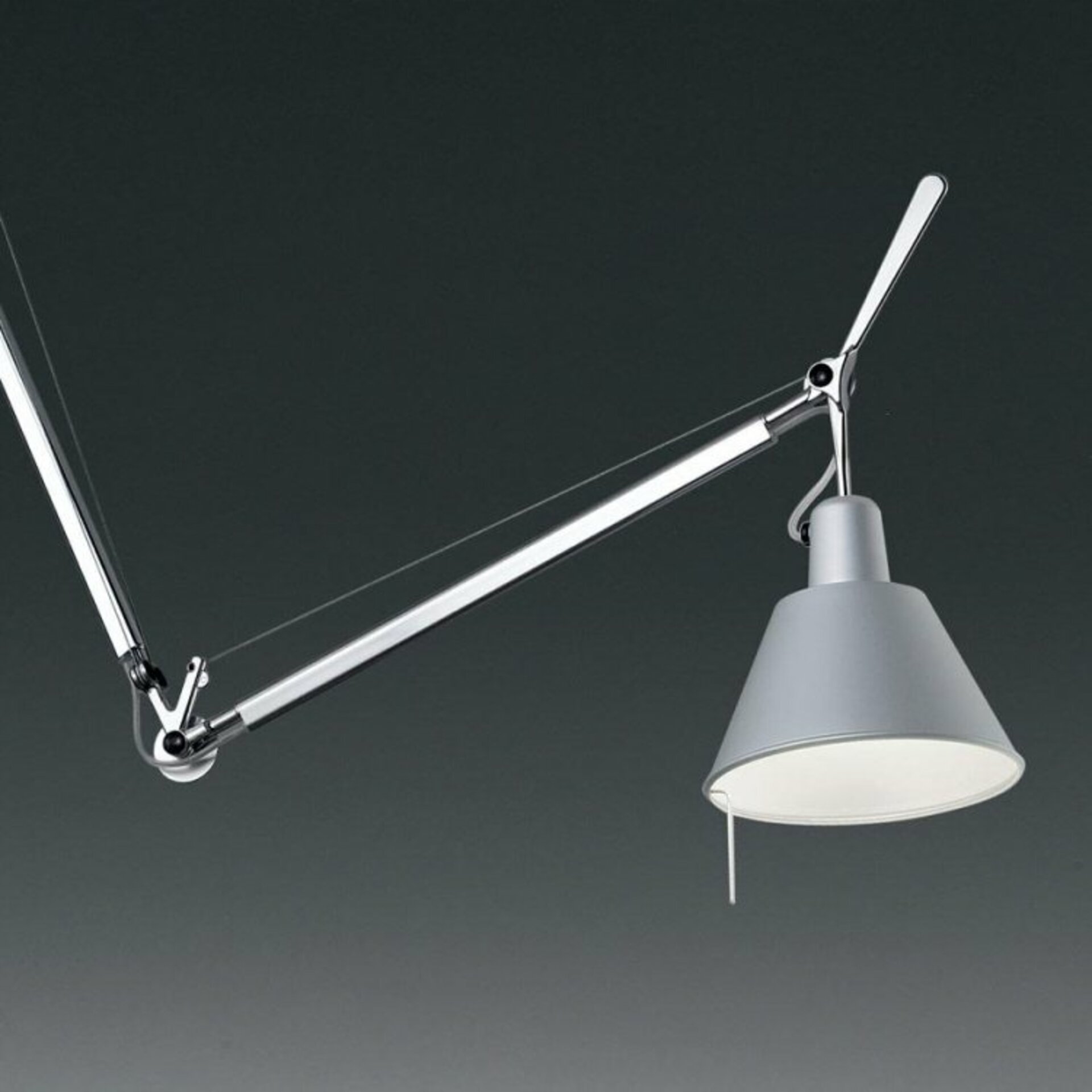 Artemide Tolomeo závesné decentralizované teleso bez tienidla, hliník, E27