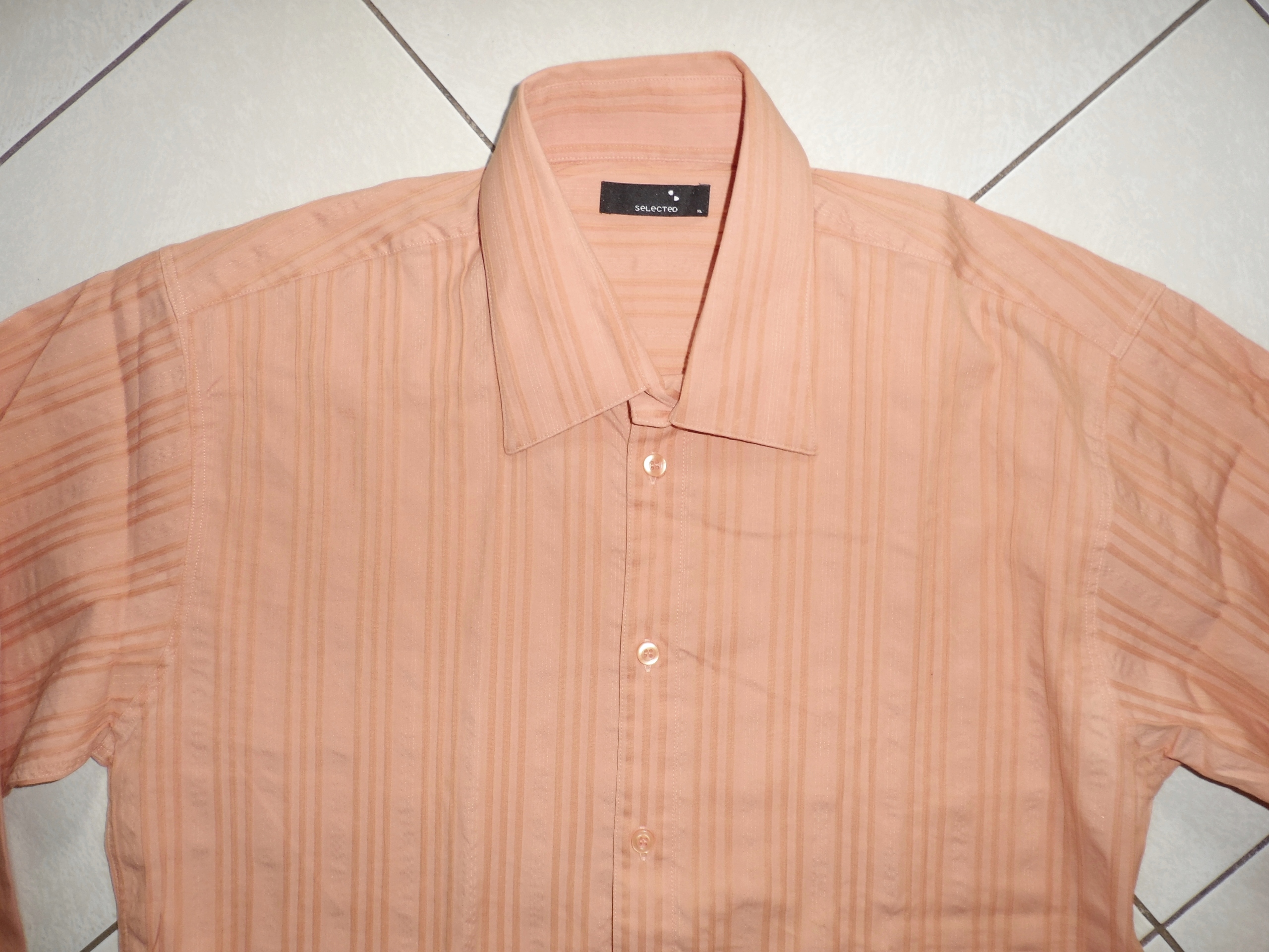 SELECTED ŁOSOSIOWA jak NOWA KOSZULA r XL= 44 lycra Marka Selected Homme