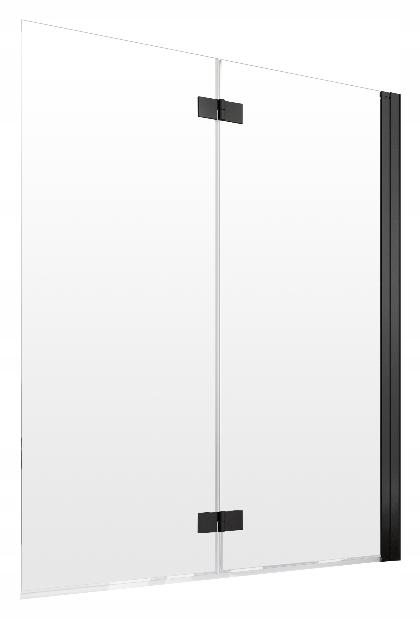 Parawan Nes Black Pnd I 120x150 Radaway Prawy