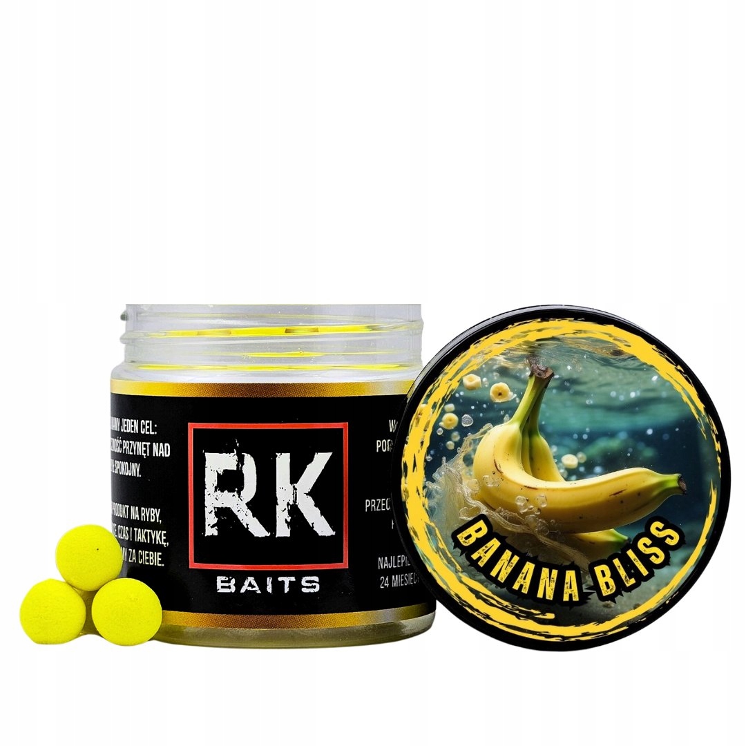 Kulki proteinowe Rk Baits Banana Bliss Pop Up 12mm 125ml