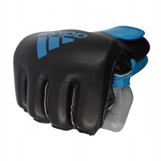 Tréninkové rukavice Adidas MMA/Grappling Černá/Modrá Velikost: M