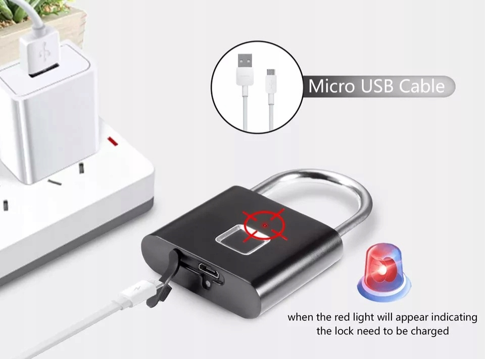 INTELIGENTNA KŁÓDKA NA ODCISK PALCA USB SMART Marka PD