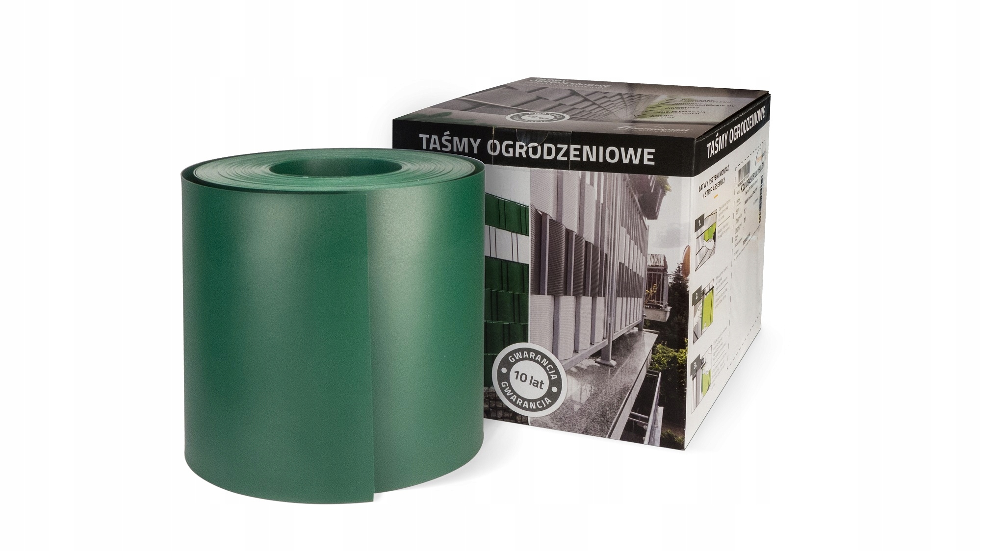 Thermoplast Stínící panelové pásy 19 cm x 26 m zelená