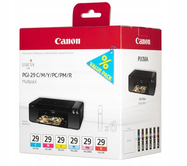 Canon PGI-29 Cmy/ Pc/ Pm/ R Multi Pack 4873B005