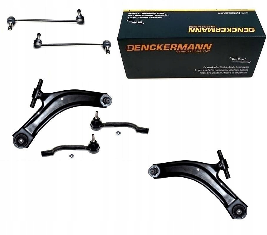 Ramena Spojky Koncovek Koleos Qashqai J10 X-trail T31 Přední Sada 6 Ks