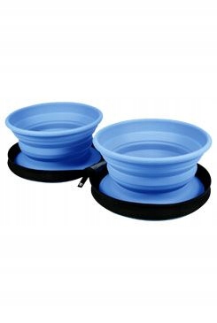 Levně Cestovní dvojmiska modrá 700ml Kiwi