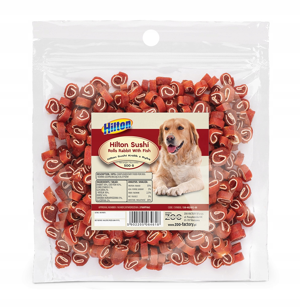 Levně Hilton Psí pamlsky MIX 3x500G