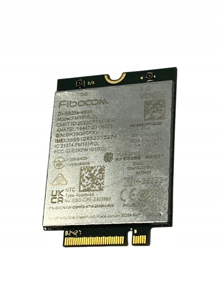 Modem 4G LTE WWAN Fibocom VCN1W FM101R-GL DW5825e M.2 Latitude Precision