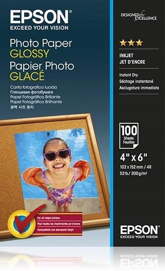 Fotografický papier Epson lesklý 10 x 15 cm 200 g/m2 500 ks