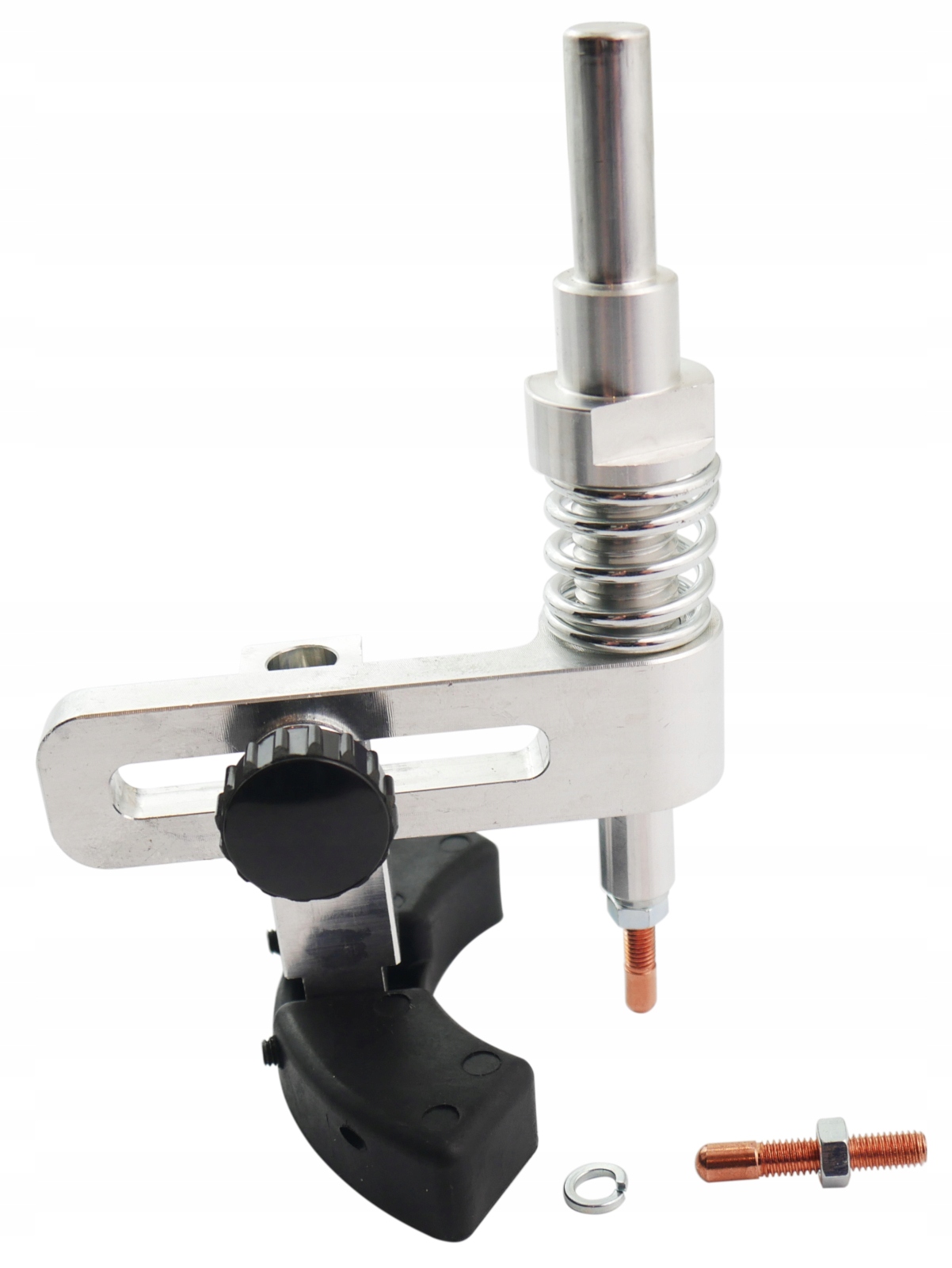 Lever puller'h ' spoter with adjustable base