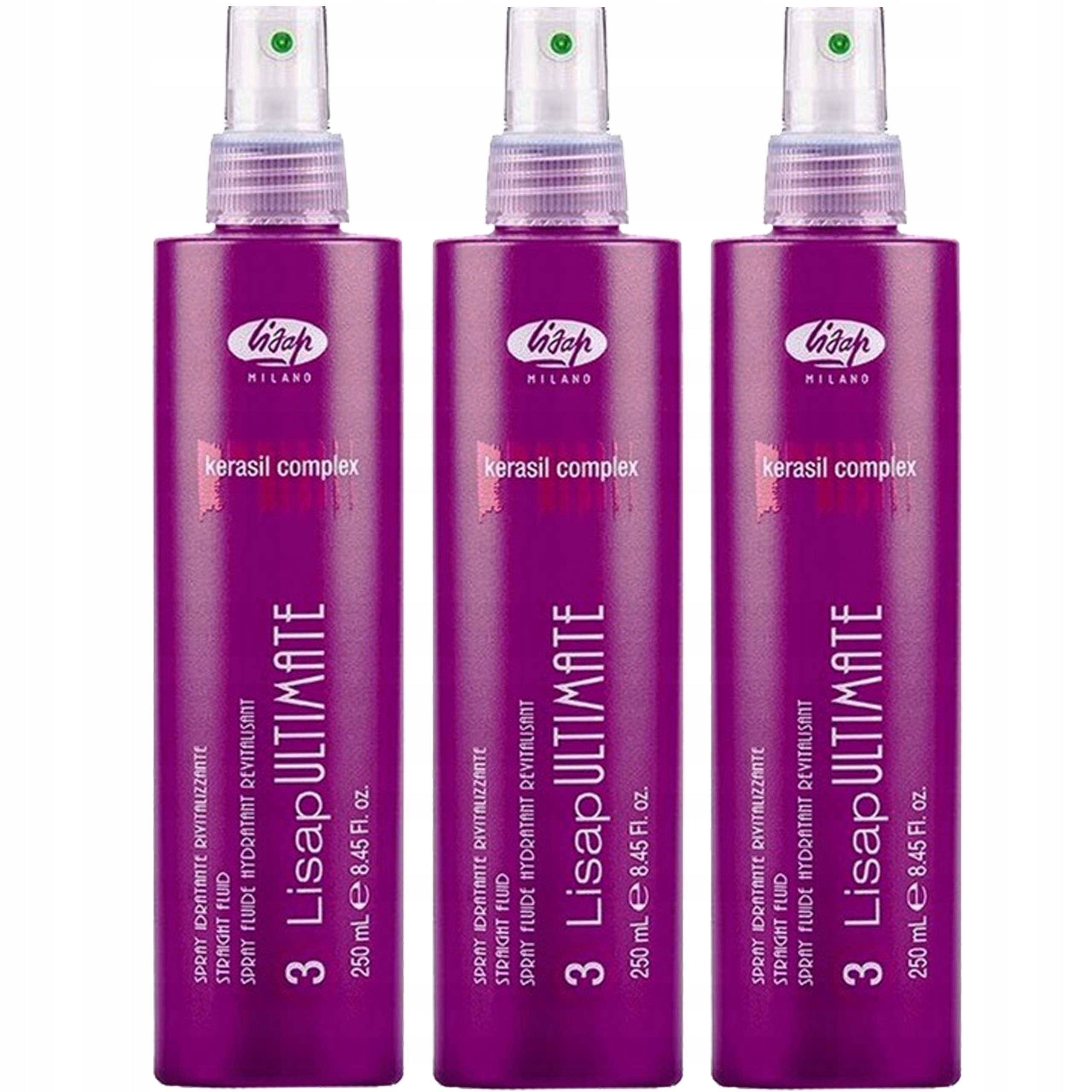 

Lisap Ultimate Spray Do Prostowania Włosów 3x250ml