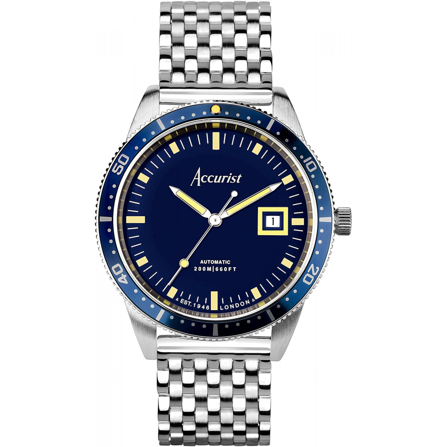 Pánské Hodinky Accurist 72006 stříbrné