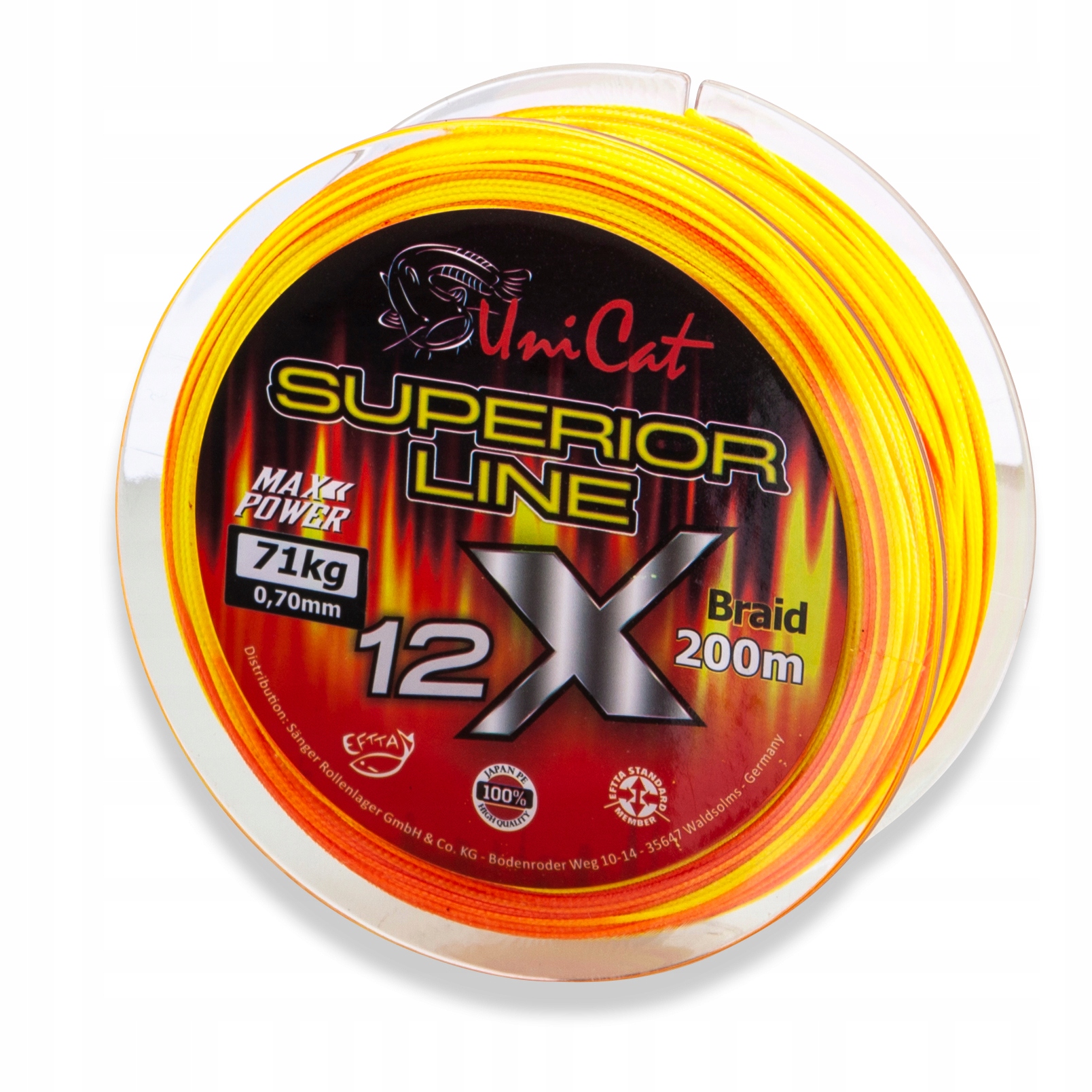 Plecionka Uni Cat Superior 12X 0,50mm/200m