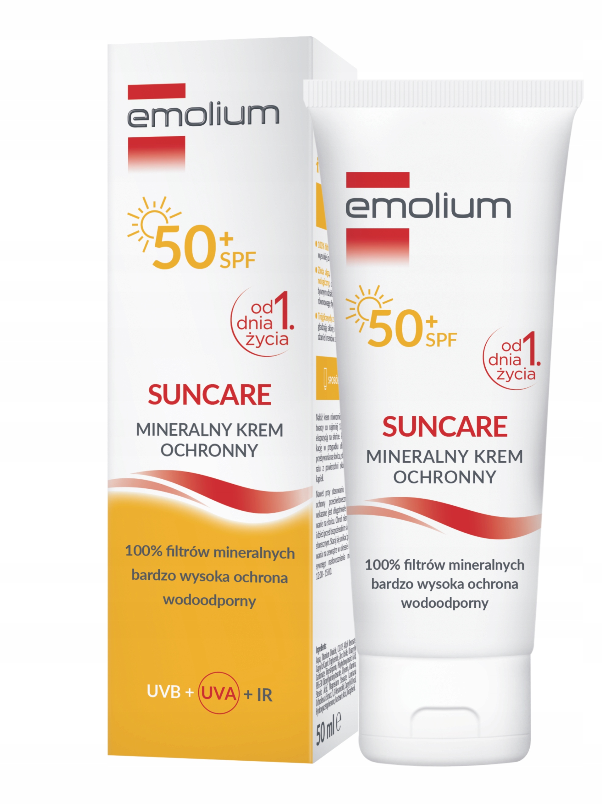 

Emolium Suncare Mineralny Krem SPF50+ 50 ml Dzieci