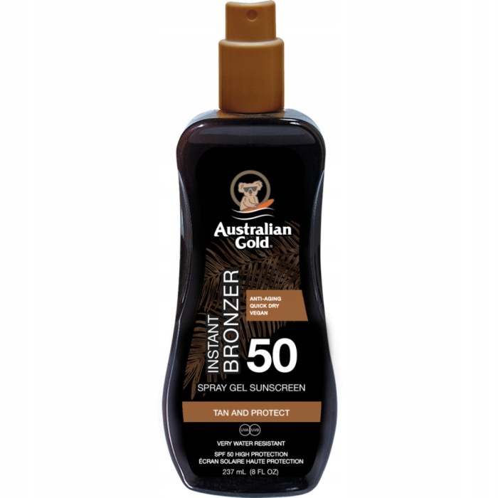 Spray Gel SPF 50 z bronzerem