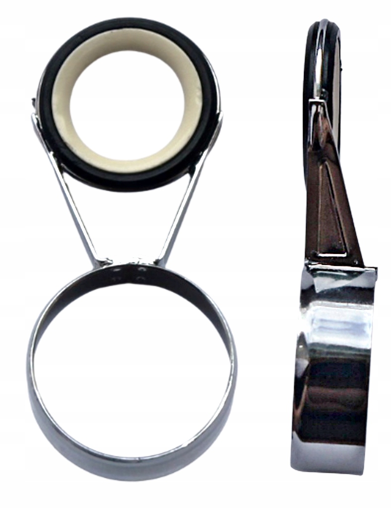 POLSKA PRZELOTKA TELESKOPOWA - BIAŁA PORCELANKA , WZMOCNIONA STOPKA 3mm.