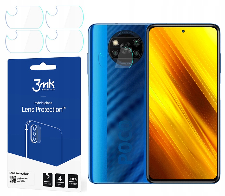 

Szkło na Obiektyw Lens 3MK do Xiaomi Poco X3