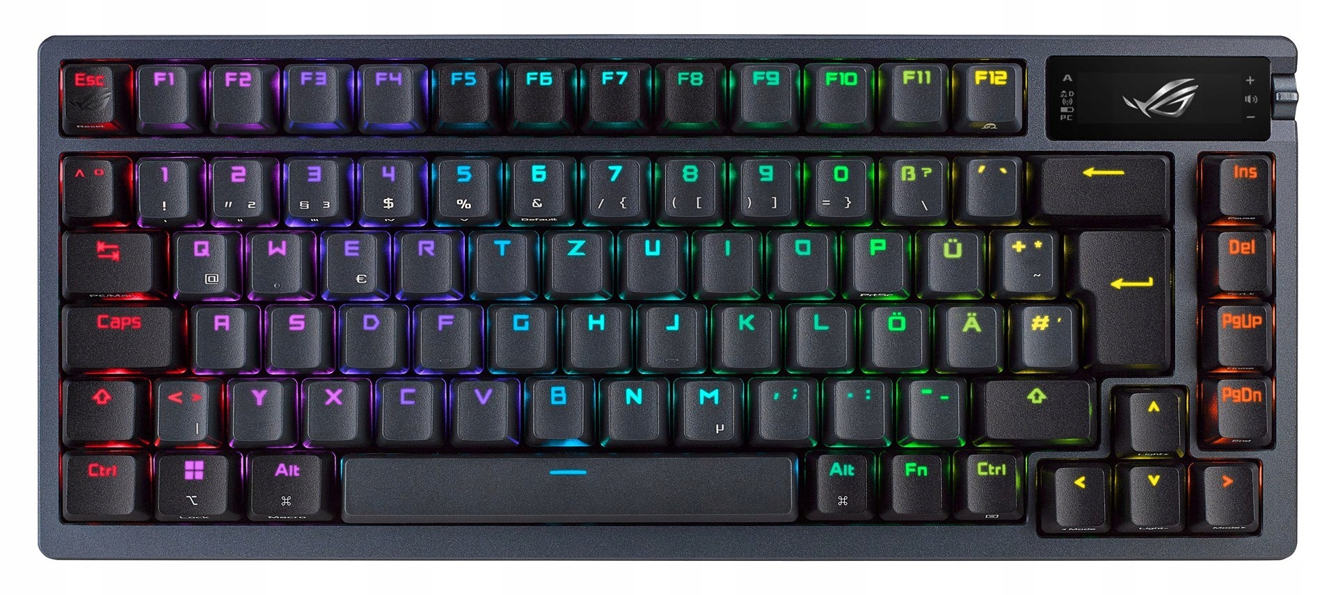 Asus Rog Azoth klawiatura Gaming Usb Rf Wireless Bluetooth Qwerty Czarn
