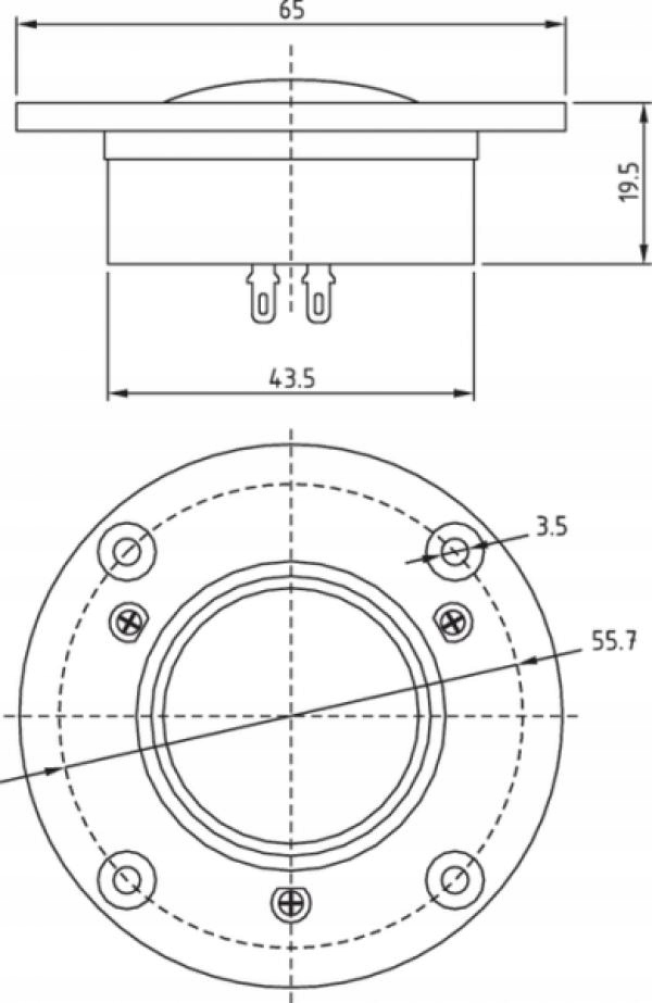 Dayton Audio ND28F-6 / Głośnik wysokotonowy Kod producenta ND28F-6