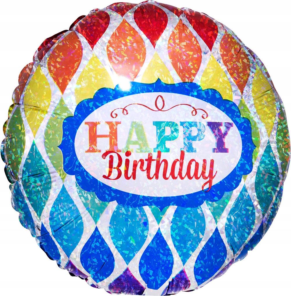 

Balon Foliowy Urodzinowy Kolorowy Duzy XXL